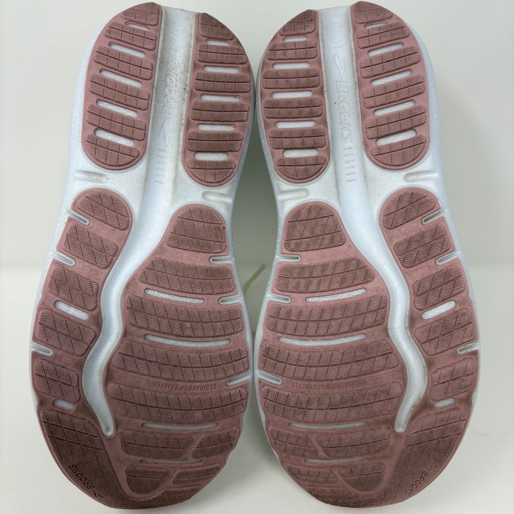 Brooks Ghost Max 2 Women's Size 9 White Pink Running Shoes (1204201B190) - Picture 6 of 8